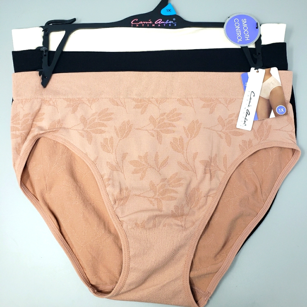 Carrie Amber 3-Pack Women's Underwear  (Size: 1X)